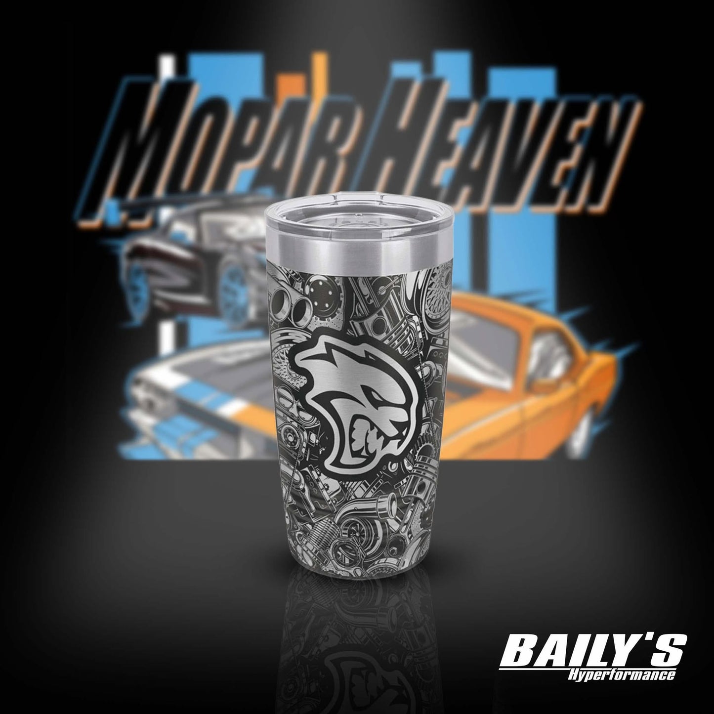 MOPAR Heaven 2025 Special Edition 20oz Tumbler ( Please either email or message us on Instagram to send us your logo )