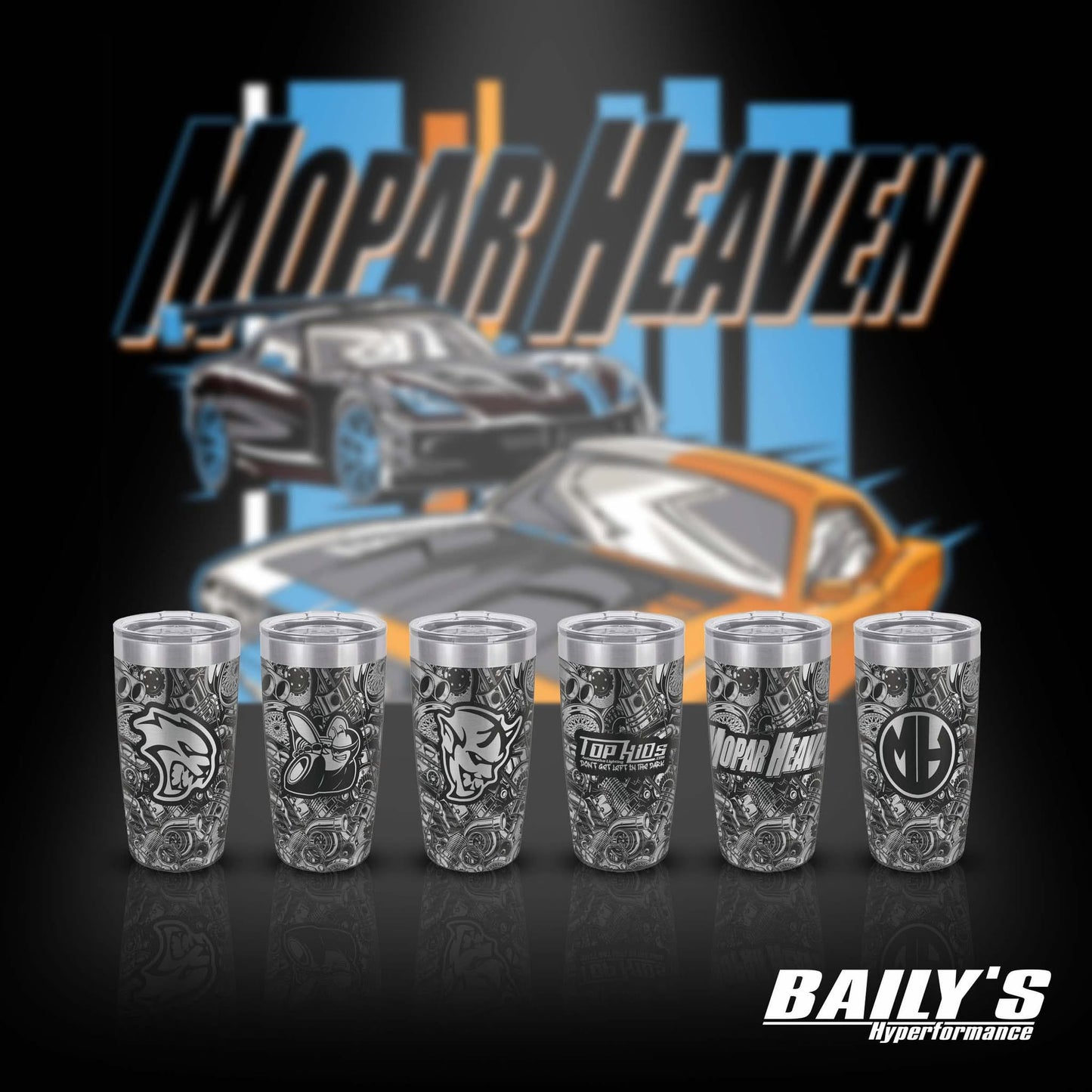 MOPAR Heaven 2025 Special Edition 20oz Tumbler ( Please either email or message us on Instagram to send us your logo )