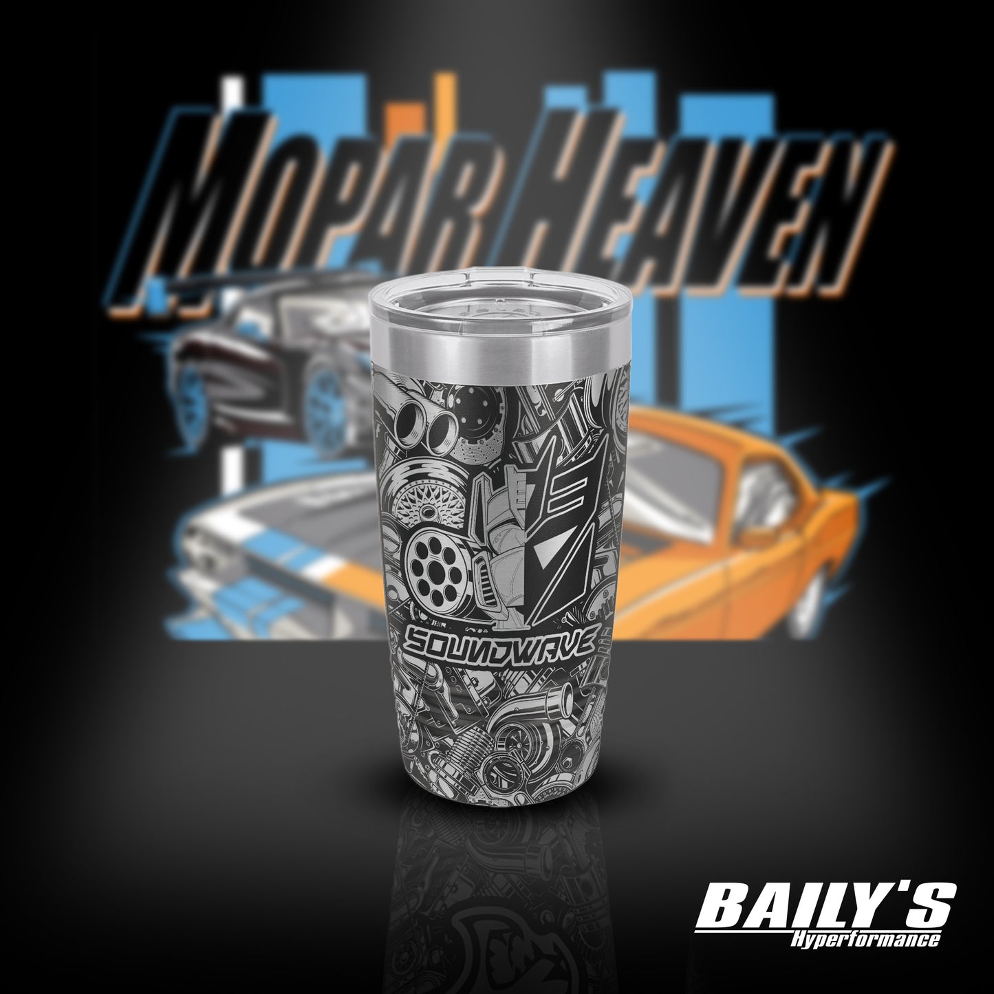 MOPAR Heaven 2025 Special Edition 20oz Tumbler ( Please either email or message us on Instagram to send us your logo )